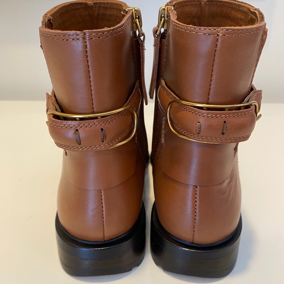 *NWOT* Franco Sarto Elese Bootie - Cognac - Sz 6 - Picture 7 of 15